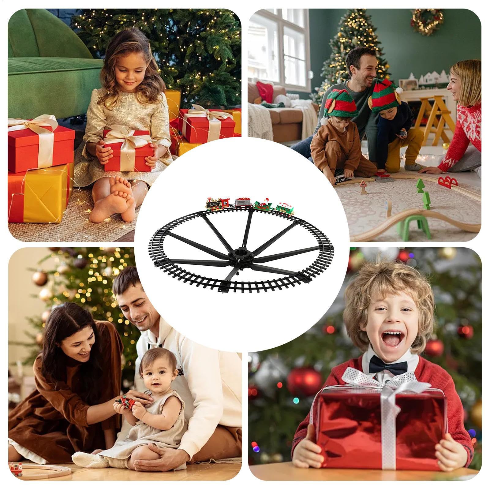 Tren Eléctrico De Navidad Tren De Vapor - Juguete Eléctrico Tren Para Niños Y Niñas | Sonido Y Luz Electricidad Trenes De Navidad Niños, Niños, Niñas De 3 a 8 Años Para Alrededor Del Boo