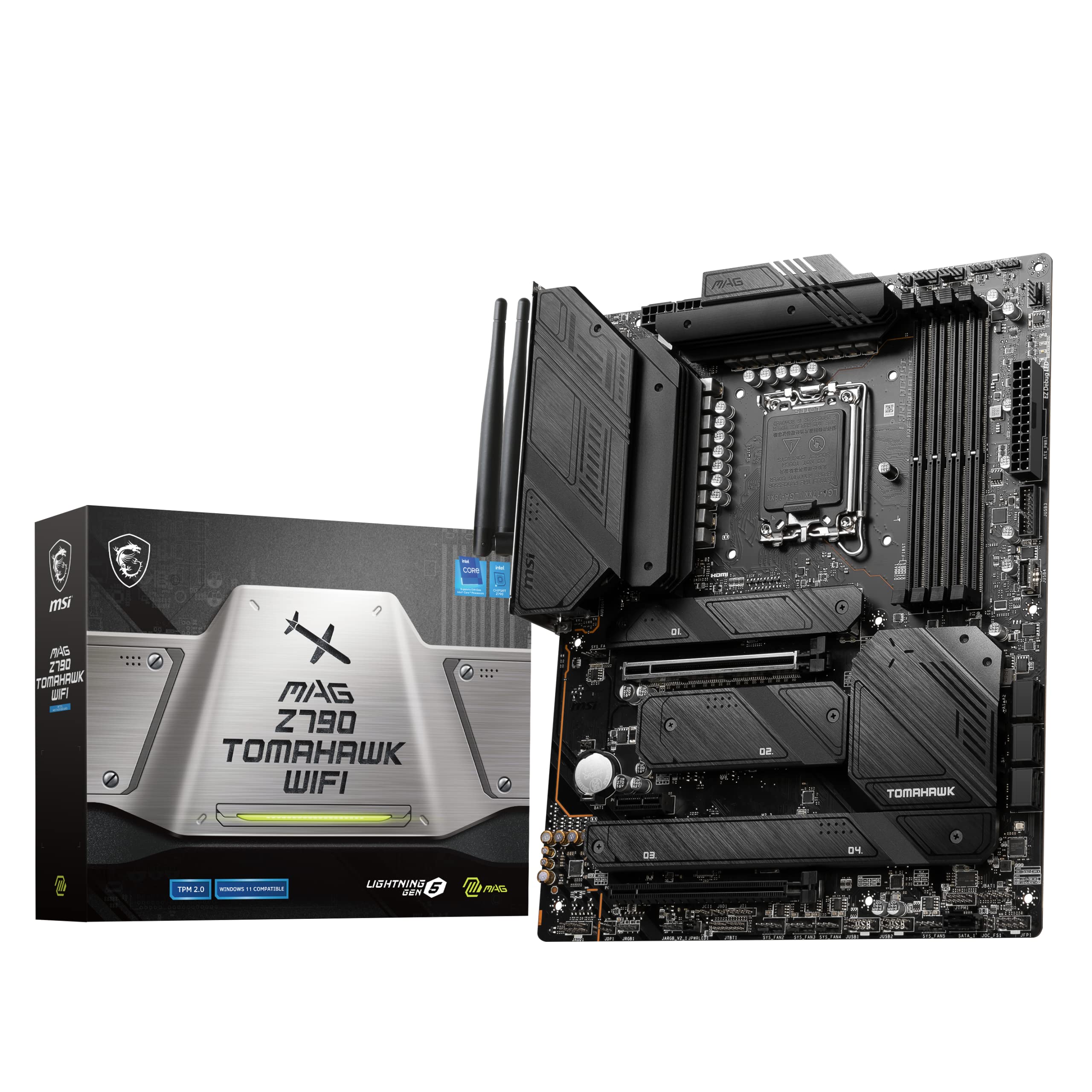 Amazon | 【セット買い】MSI MAG Z790 TOMAHAWK WIFI DDR5 ブラック 