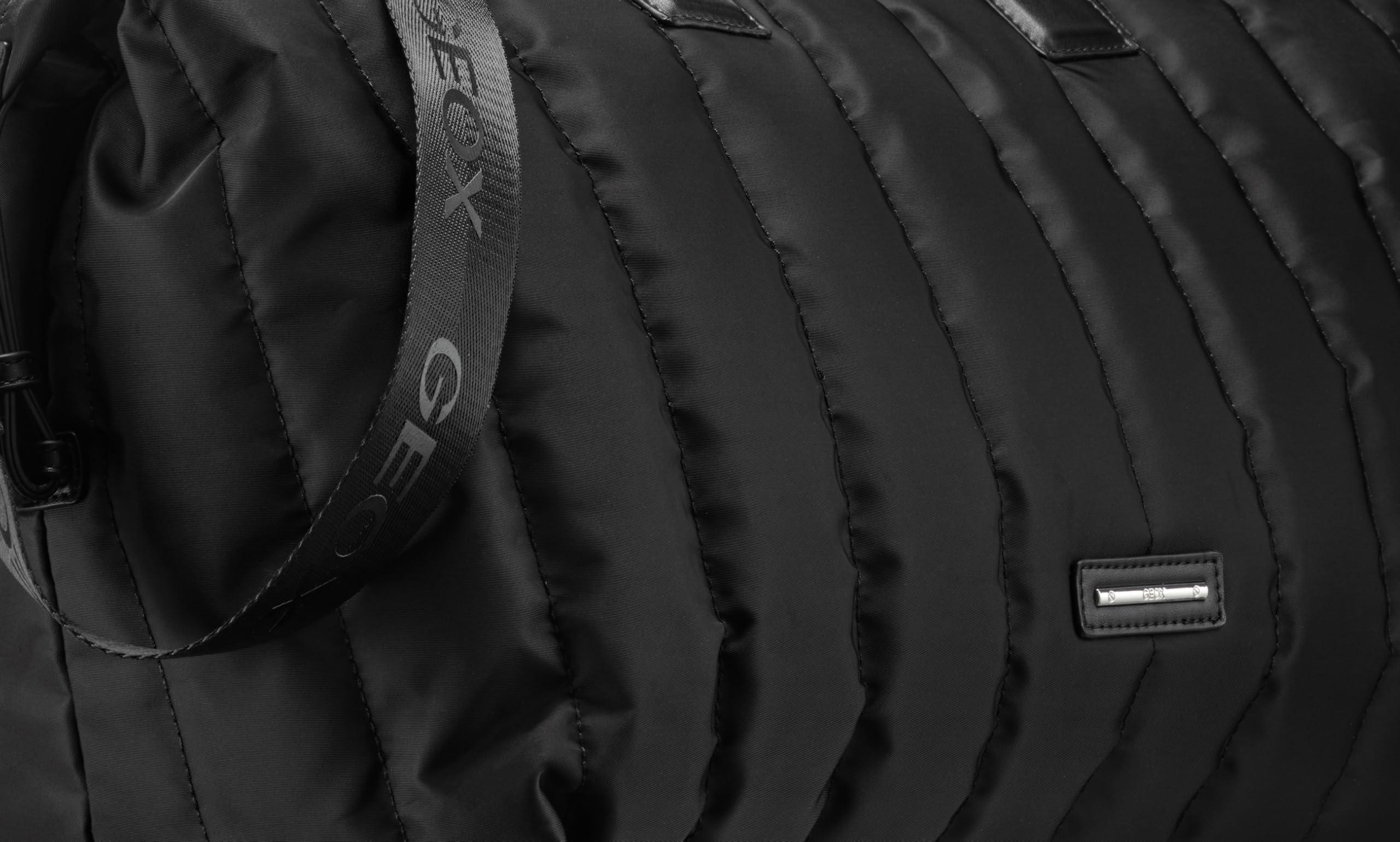 Geox Men's U TRAVEGGY D A Bag, czarna, czarny