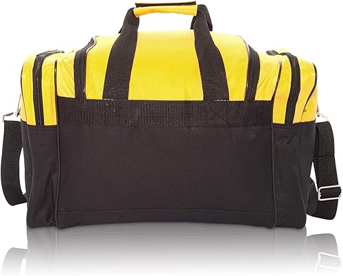 Miniatura 4 de Bolsa de lona, de DALIX, para el gimnasio, para viajar, 17 pulgadas