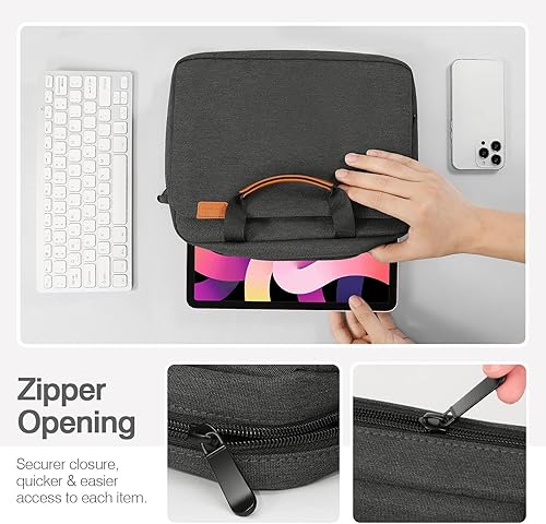 Miniatura 5 de Moko Funda para tablet de 9 a 11 pulgadas, bolsa de hombro con asa protectora para iPad Air 54th 10.9, iPad 10.9, iPad Pro 11, iPad 987th 10.2, Tab