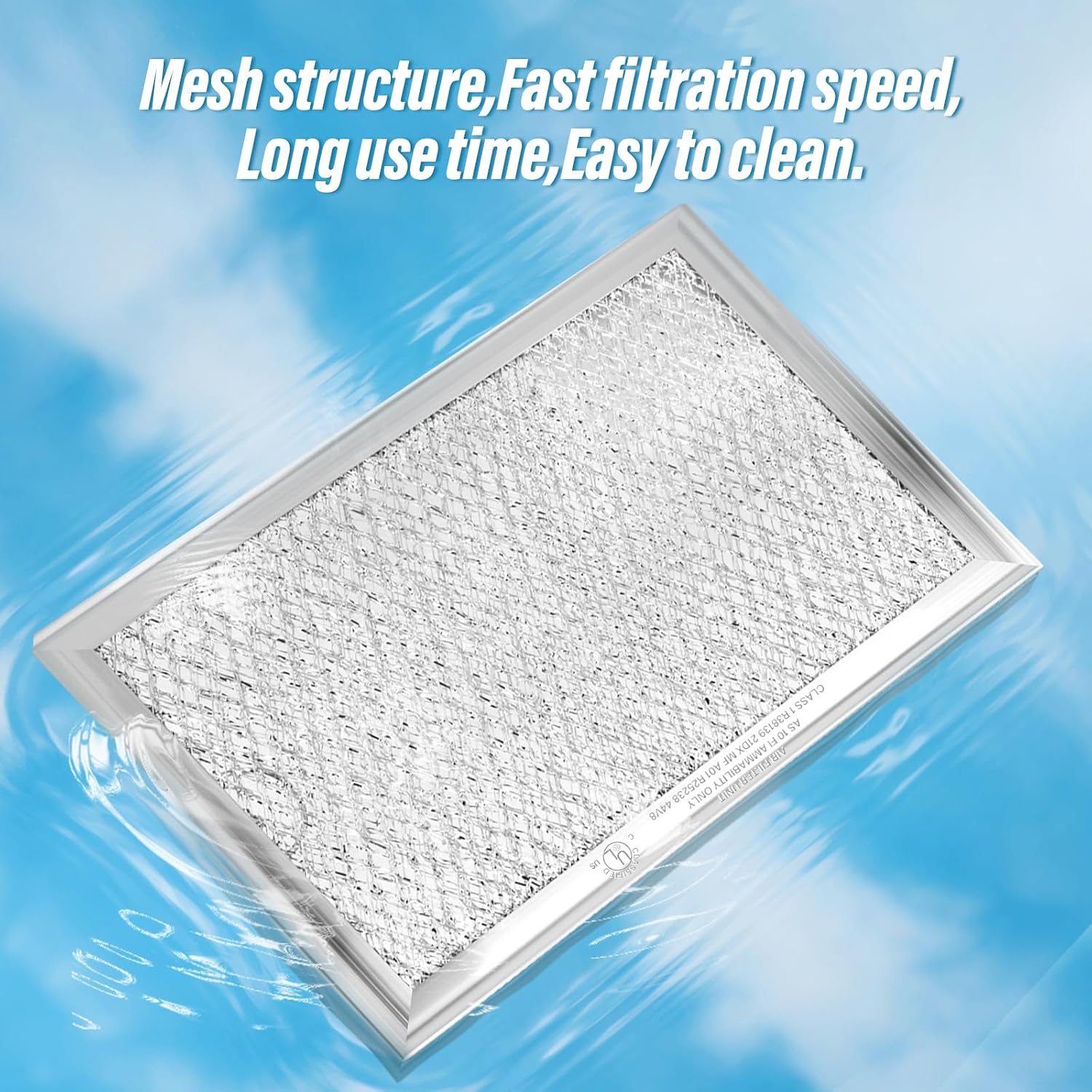 4Pcs Microwave Grease Filter Replacement for LG 5230W1A012B, Microwave Filter Replacement 7.64" x 5.1" Grease Filter Replacement