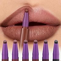 Vista 24 de Juego de 12 lápices labiales mate + bolígrafos delineadores de labios, kit de maquillaje de labios mate cremoso de larga duración, impermeable, a