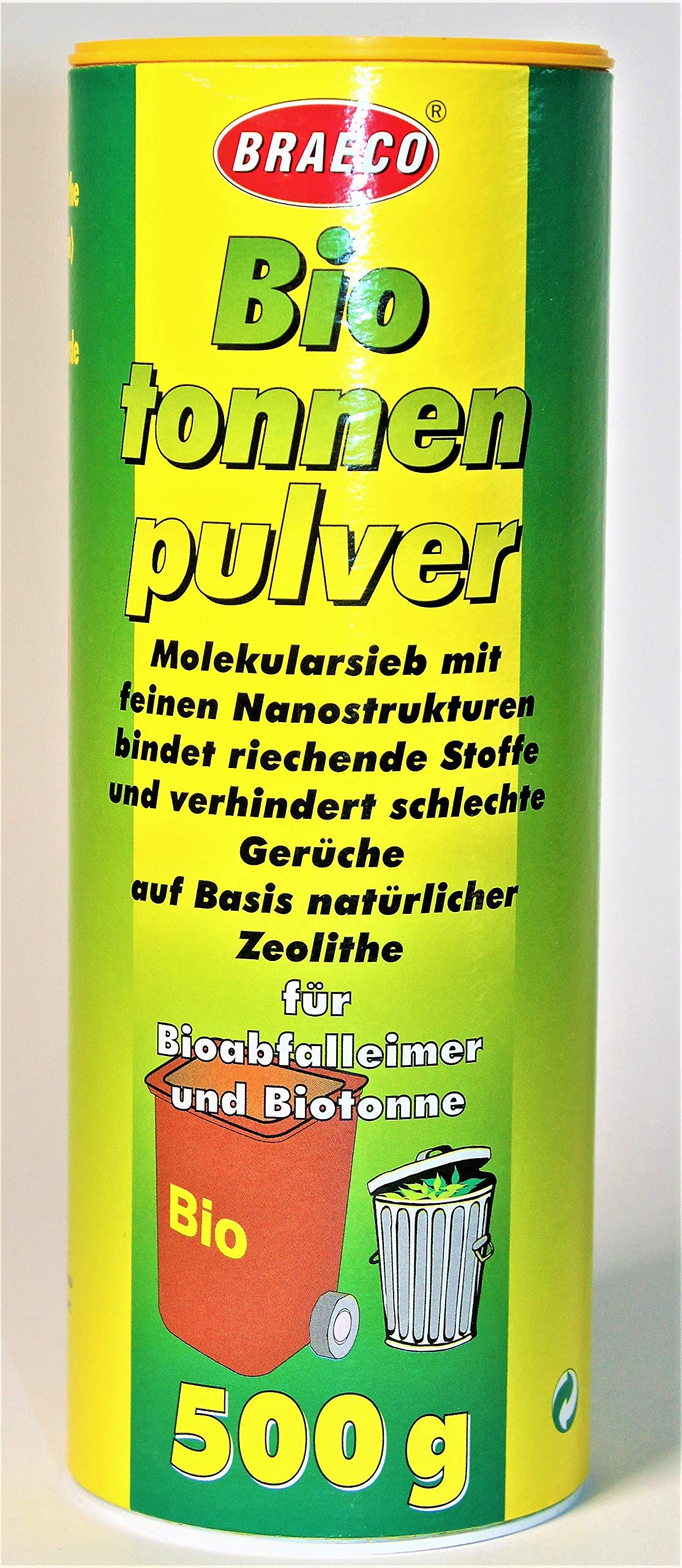 Biotonnenpulver -K&B Vertrieb- Mülleimer-Pulver Madenvernichter, gegen Maden Abfalltonne 205 (2 Dosen)