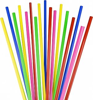 Disposable Plastic Coffee Stirrer Straw - 5 Inch Sip Stir Stick (Mixed, 1000)