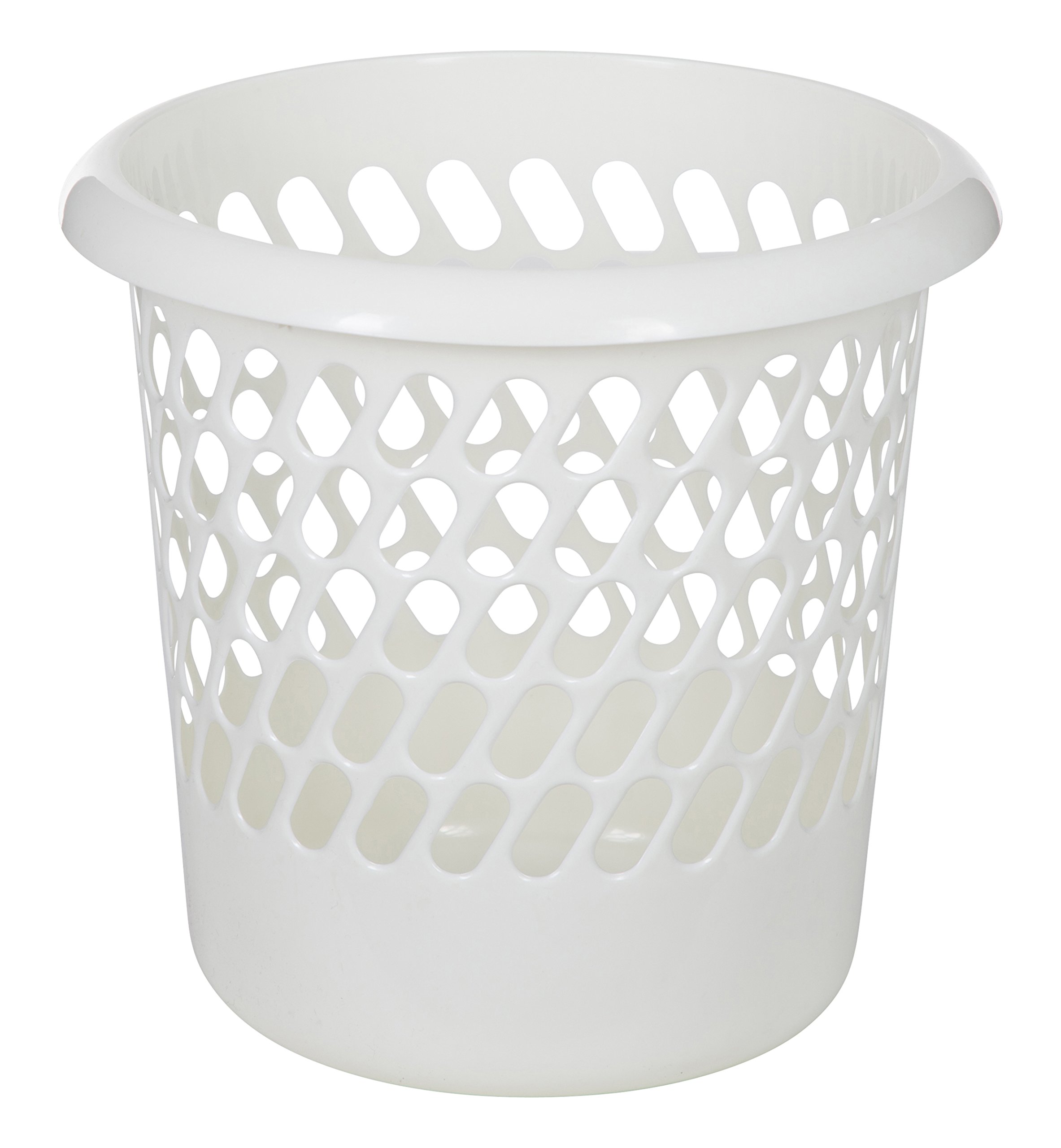 Whitefurze Waste Paper Bin, Cream