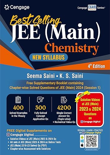 JEE Main Chemistry : 2024 Session 1 - Solved PYQs with Free Print &amp; Video Solutions + Online Assessments + Digital Content