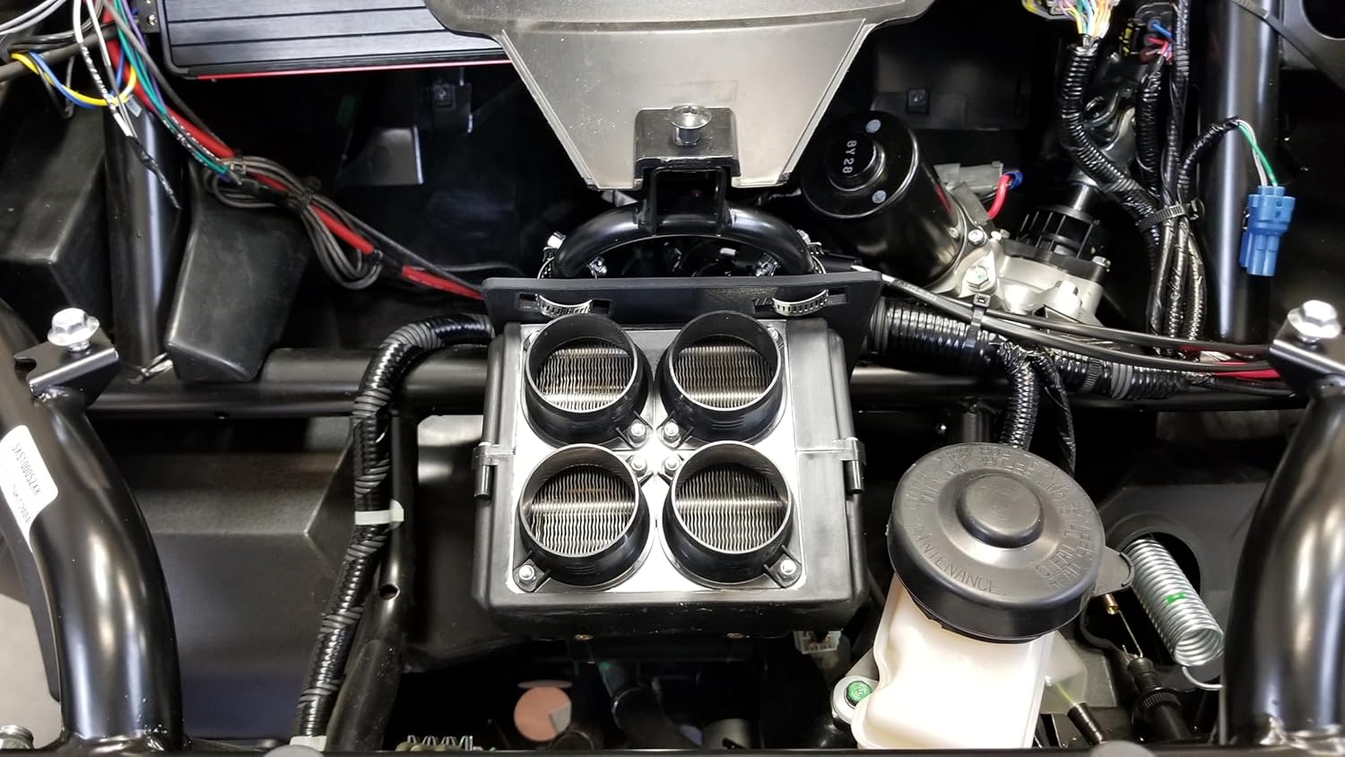 FIRESTORM® GEN II UTV Cab Heater fits 2018-2025 Can-Am Maverick Trail/Sport. 18,000 BTU's of Blazing Heat with Defrost and Custom OEM-Style Fit & Finish.