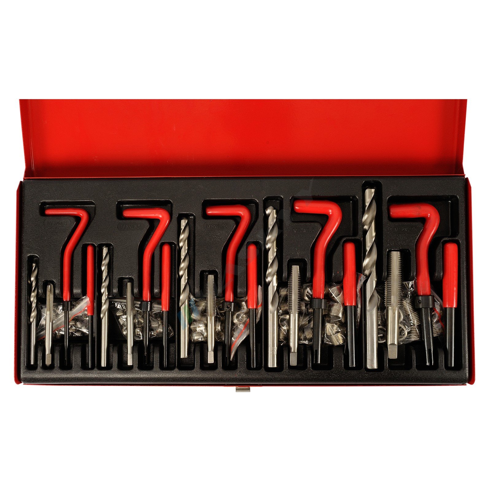 HASKYY Set de réparation de filetage M5 M6 M8 M10 M12 131 pcs