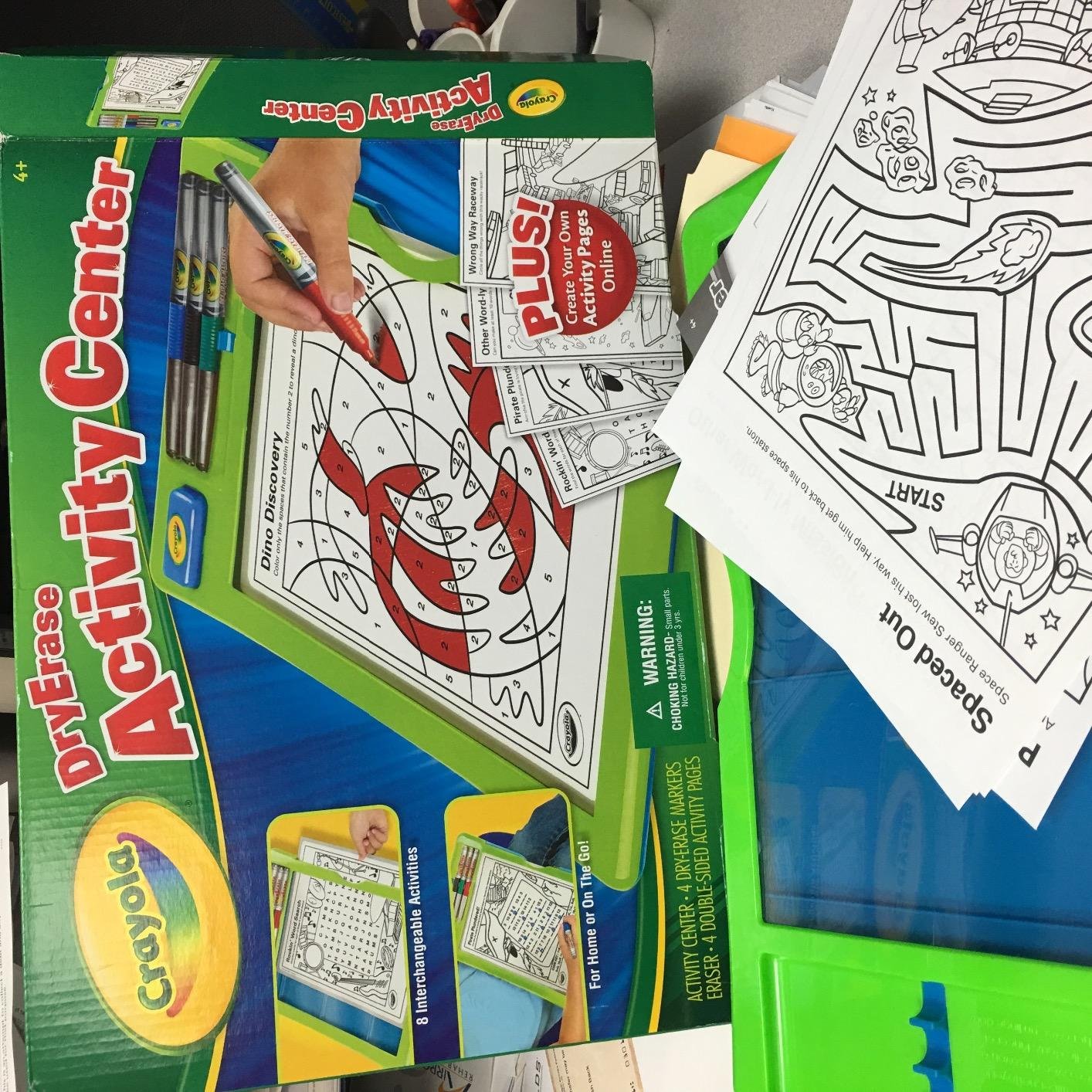 Amazon.com: Crayola Dry Erase Activity Center : Toys & Games