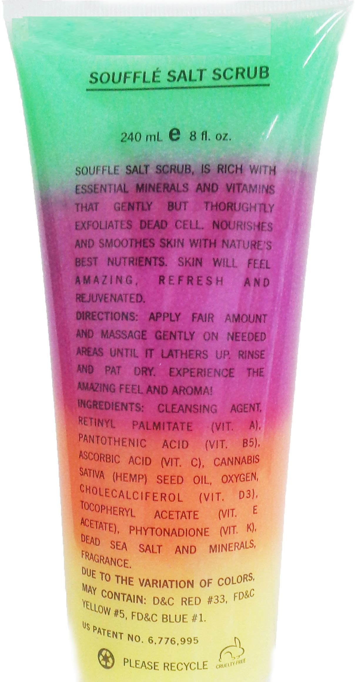 Amazon.com : Dead Sea SOUFFLE SALT SCRUB. 8 fl.oz-240ml. (PACK 3