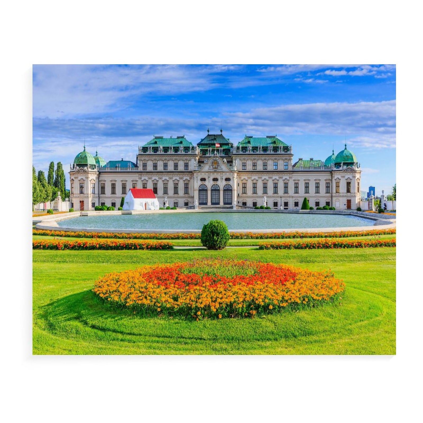 Vienna,Jigsaw Puzzles For Adults 1000 Piece DIY Cardboard Puzzles Difficult Puzzles Kids S Educational Toy Gift Classic Puzzle Games(38x26cm）-135
