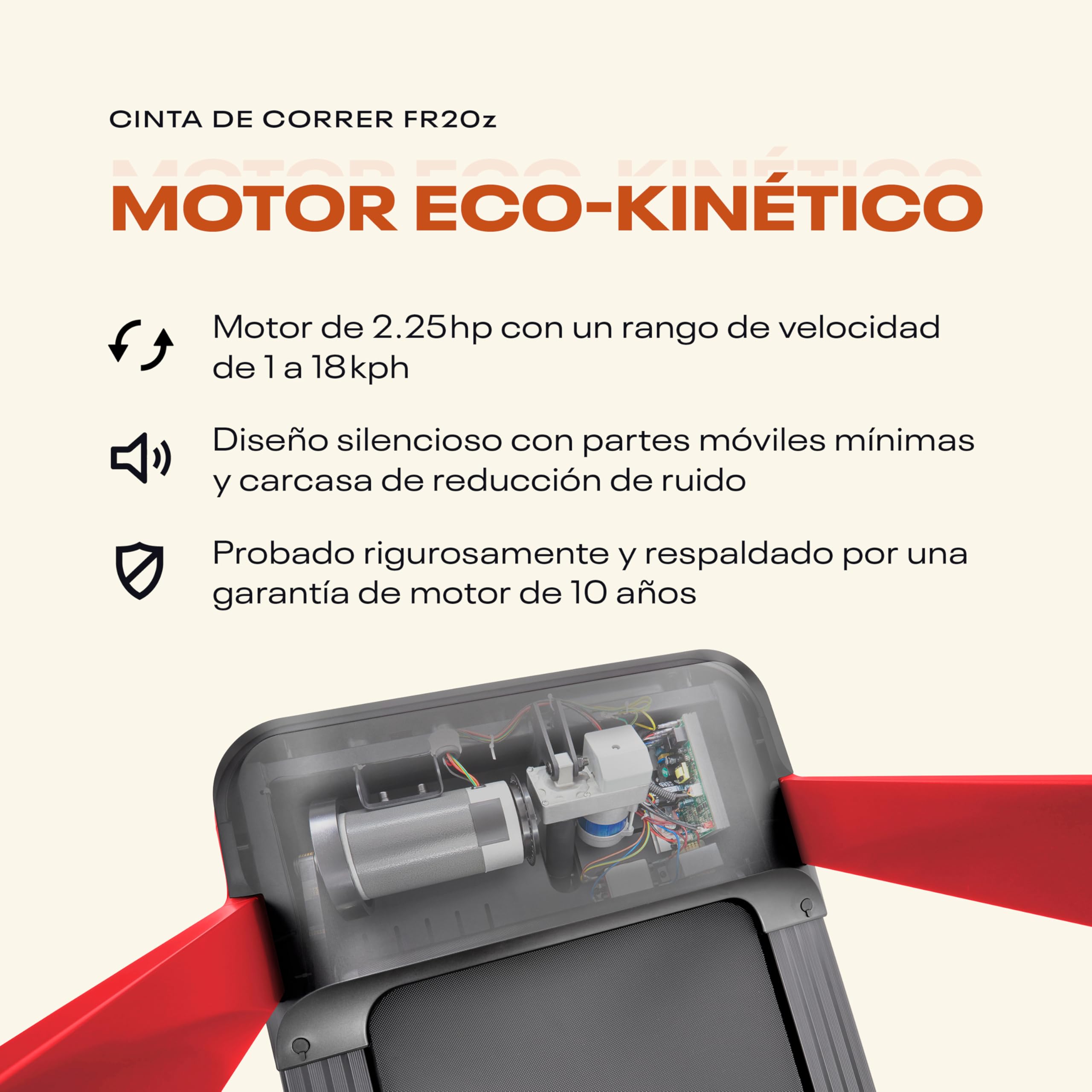 Cinta de Correr Reebok FR30z/FR20z Floatride - Zwift y Kinomap - Unisex-Adulto