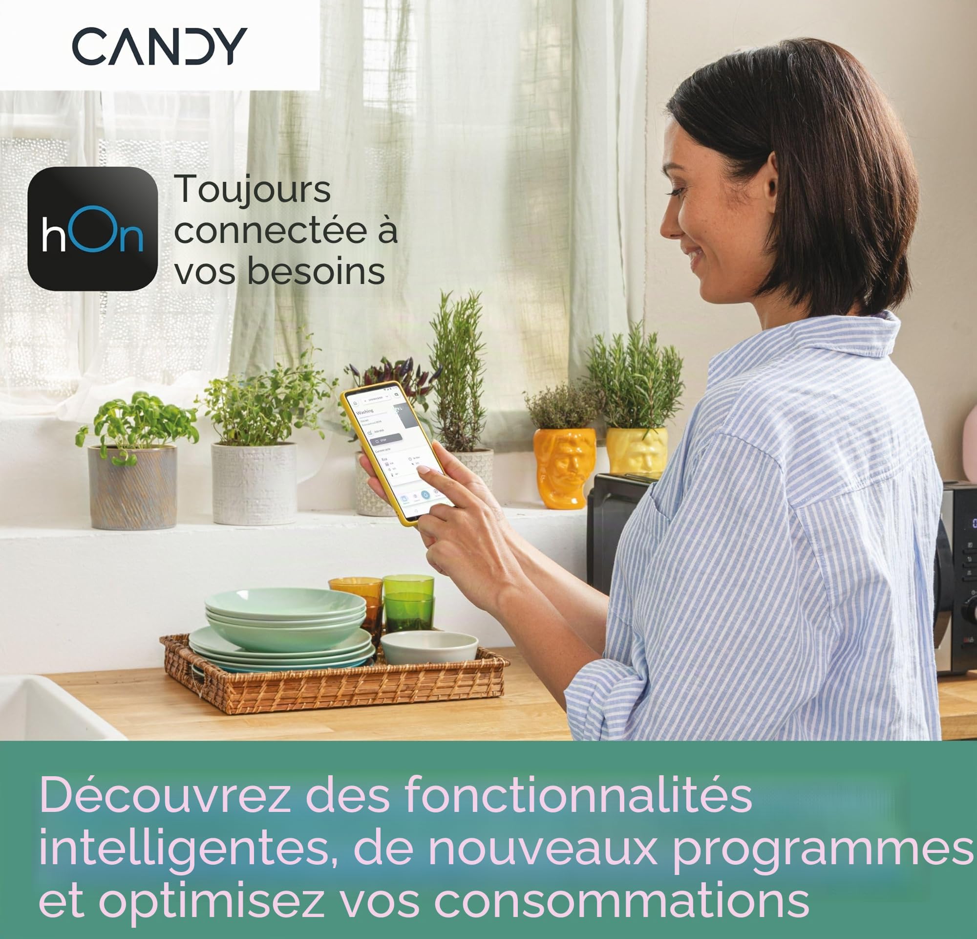 Sèche-linge à condensation 9kg CANDY CSOEH9A2DE-S
