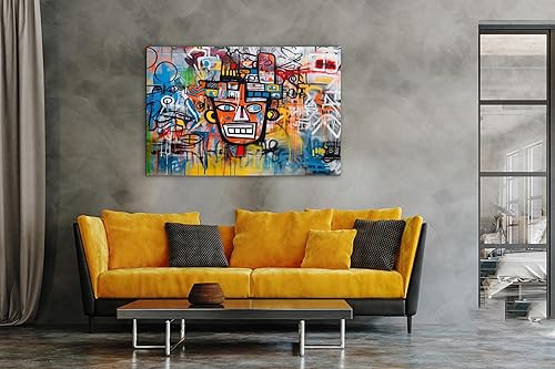 Miniatura 34 de ANRUOXI Graffiti - Lienzo decorativo para pared, diseño abstracto retro, pintura urbana moderna, póster de decoración de pared de zapatos para