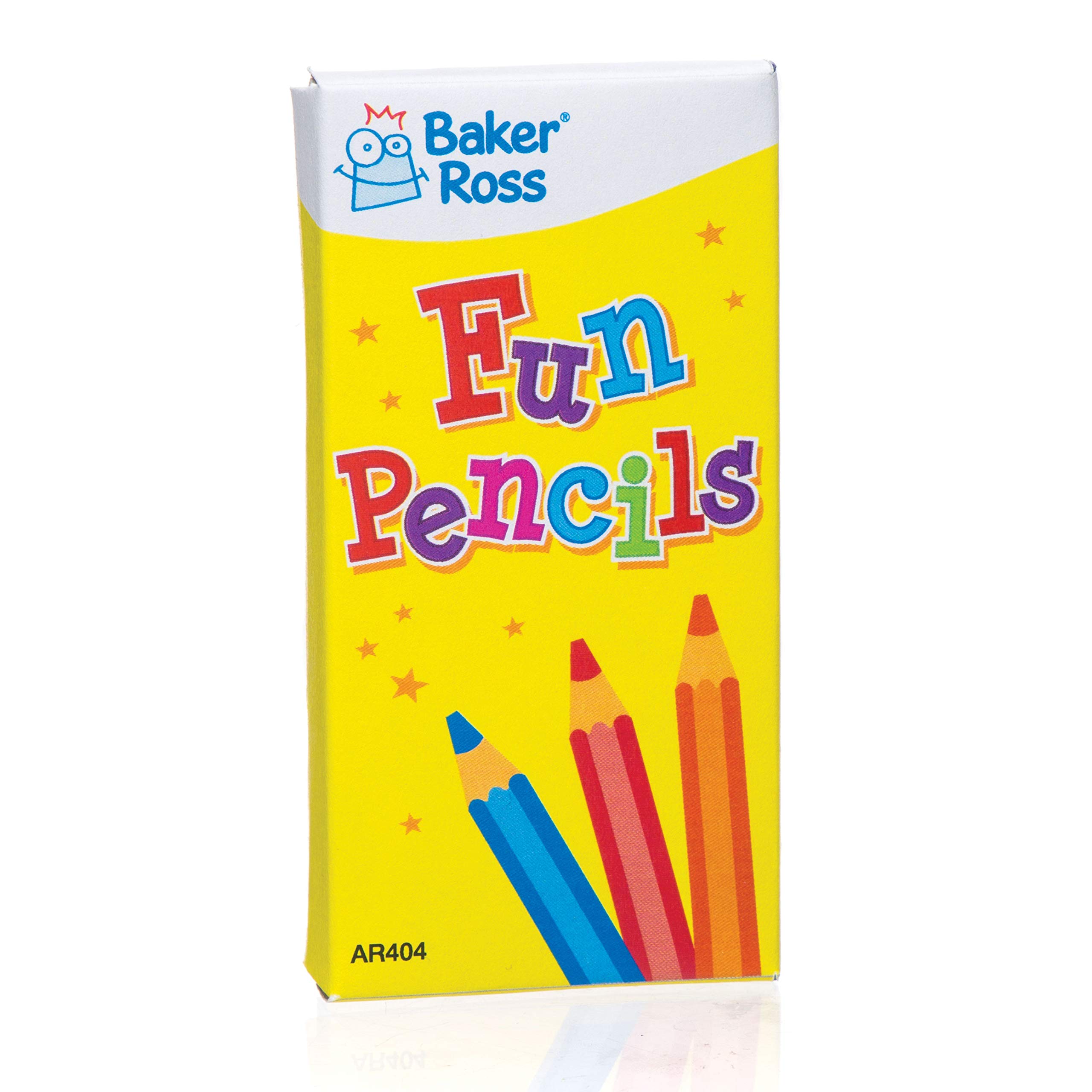 Lot De 8 Boîtes Mini Crayons De Cire Baker Ross - 6 Couleurs Par Boîte - Idéal Pochettes Surprises