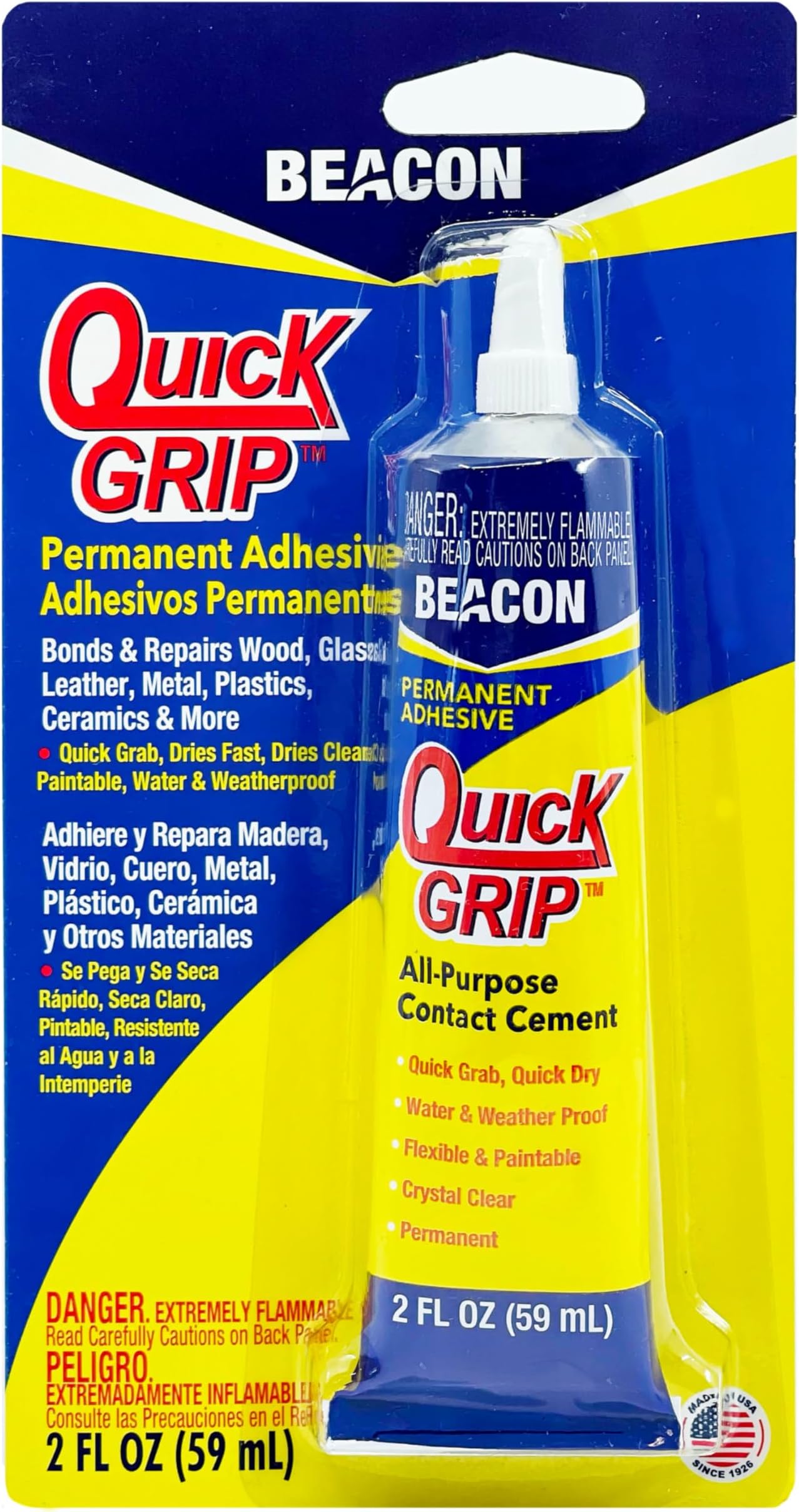 Quick Grip 59 ml Medium Tube, Dries Clear