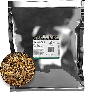 Frontier Co-op Turmeric Chai Tea, Certified Organic, Kosher | 1 lb. Bulk Bag