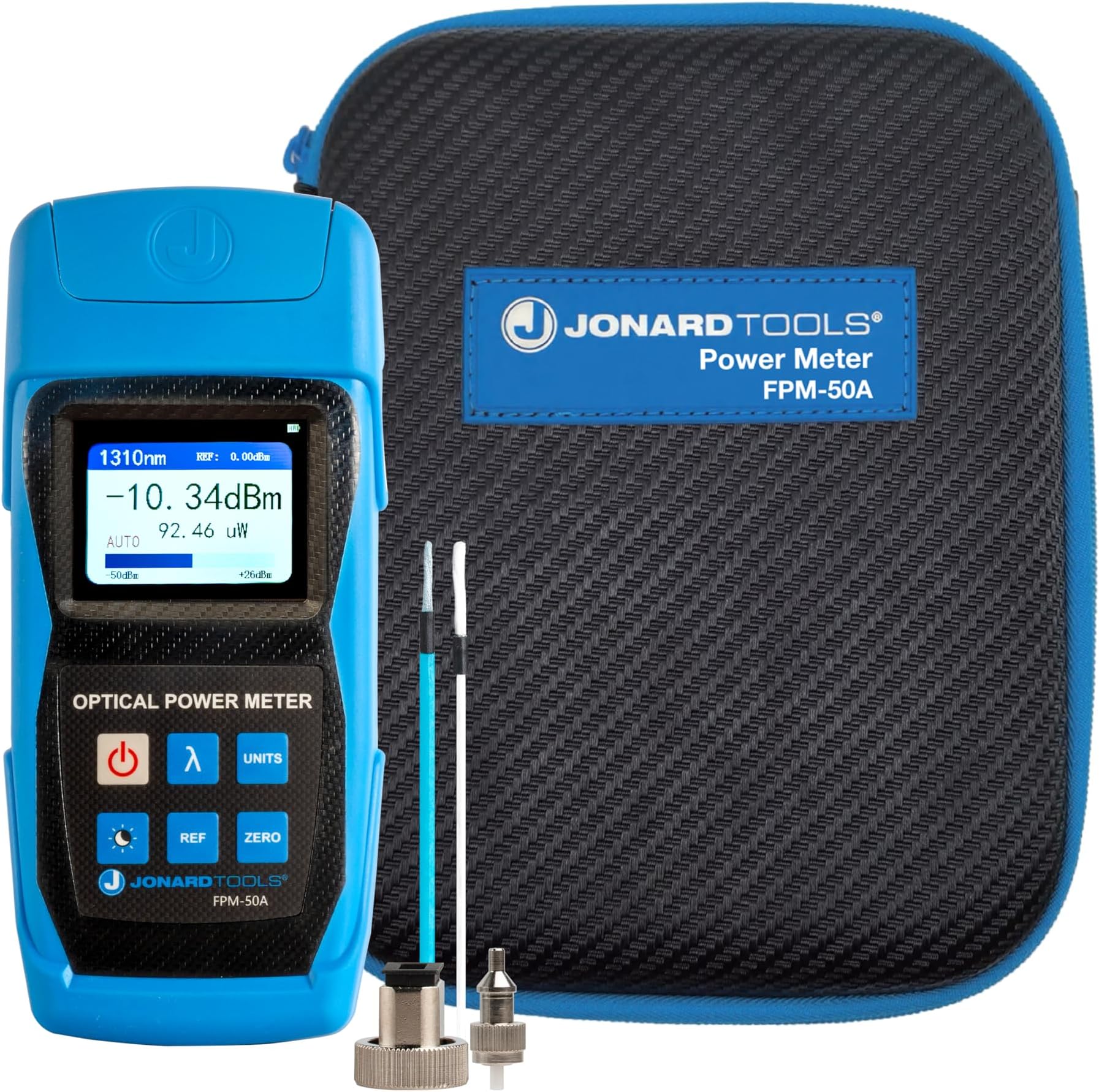 Jonard Tools FPM-50A High Precision Fiber Optic Power Meter (-50 to +26 dBm) ...