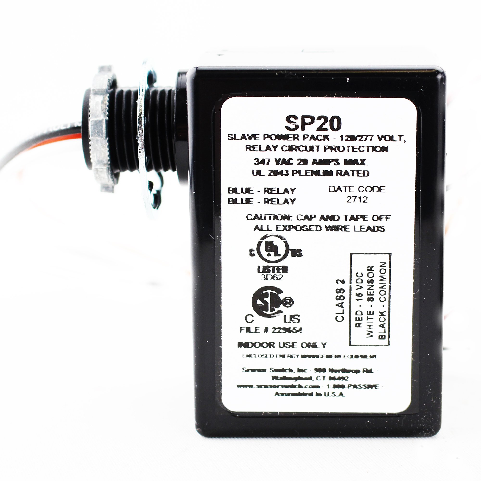 Occupancy Sensor Sensor Switch PP20 Power Pack Relay - 120/277VAC ...