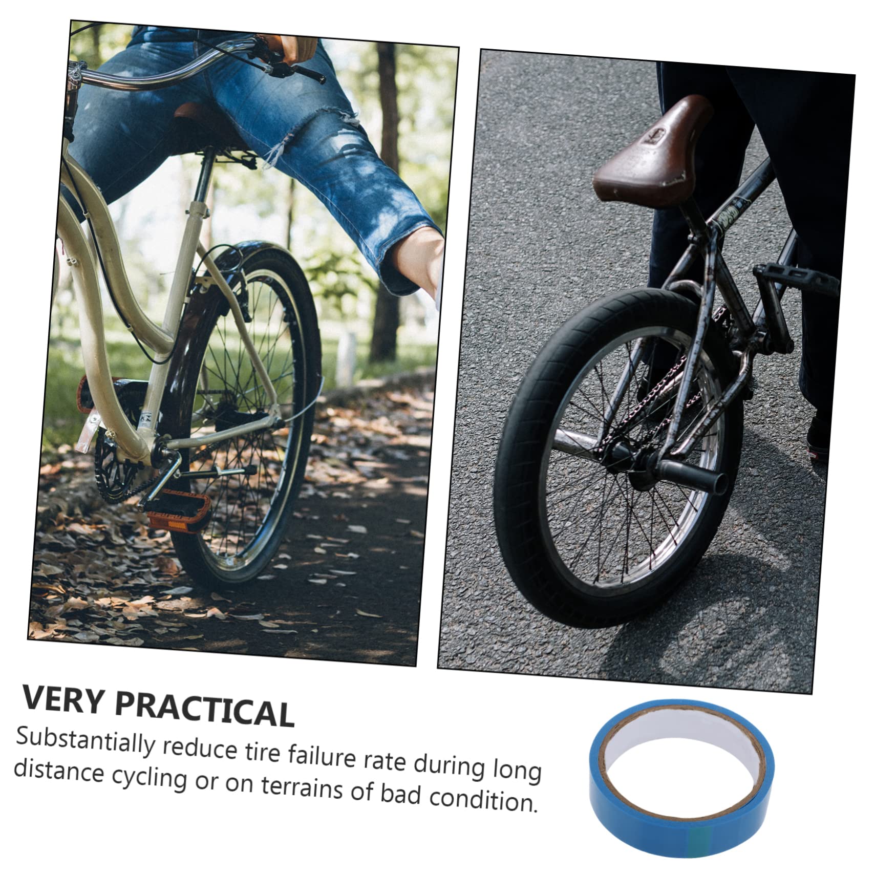 OUNONA 2pcs Bike Tyre Cushion Sealing Tire Pad for Mountain Bike Wheels Anti-Damage Liner Easy Application Weather Resistant and Tough Protection