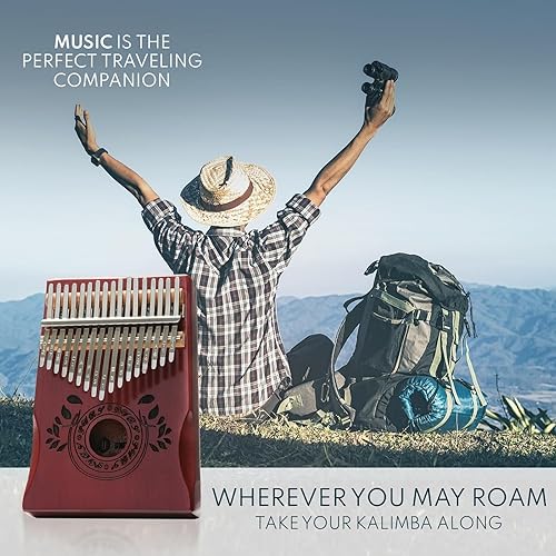 Miniatura 8 de Piano de pulgar Kalimba de 17 teclas, relleno de calcetines navideños y regalos de música, kit completo para principiantes y juego de creación