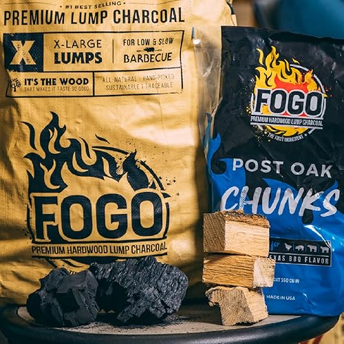 Miniatura 14 de Fogo Lump carbón vegetal de madera., Negro