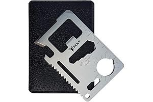 Stunning Credit Card-Sized Multitool: Elevate Your Everyday Adventures with Tuncily's 11-in-1 Utility Tool