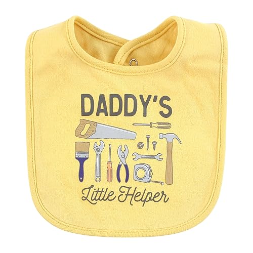 Miniatura 352 de Hudson Baby - Baberos unisex de algodón para bebés, Aviación, talla única