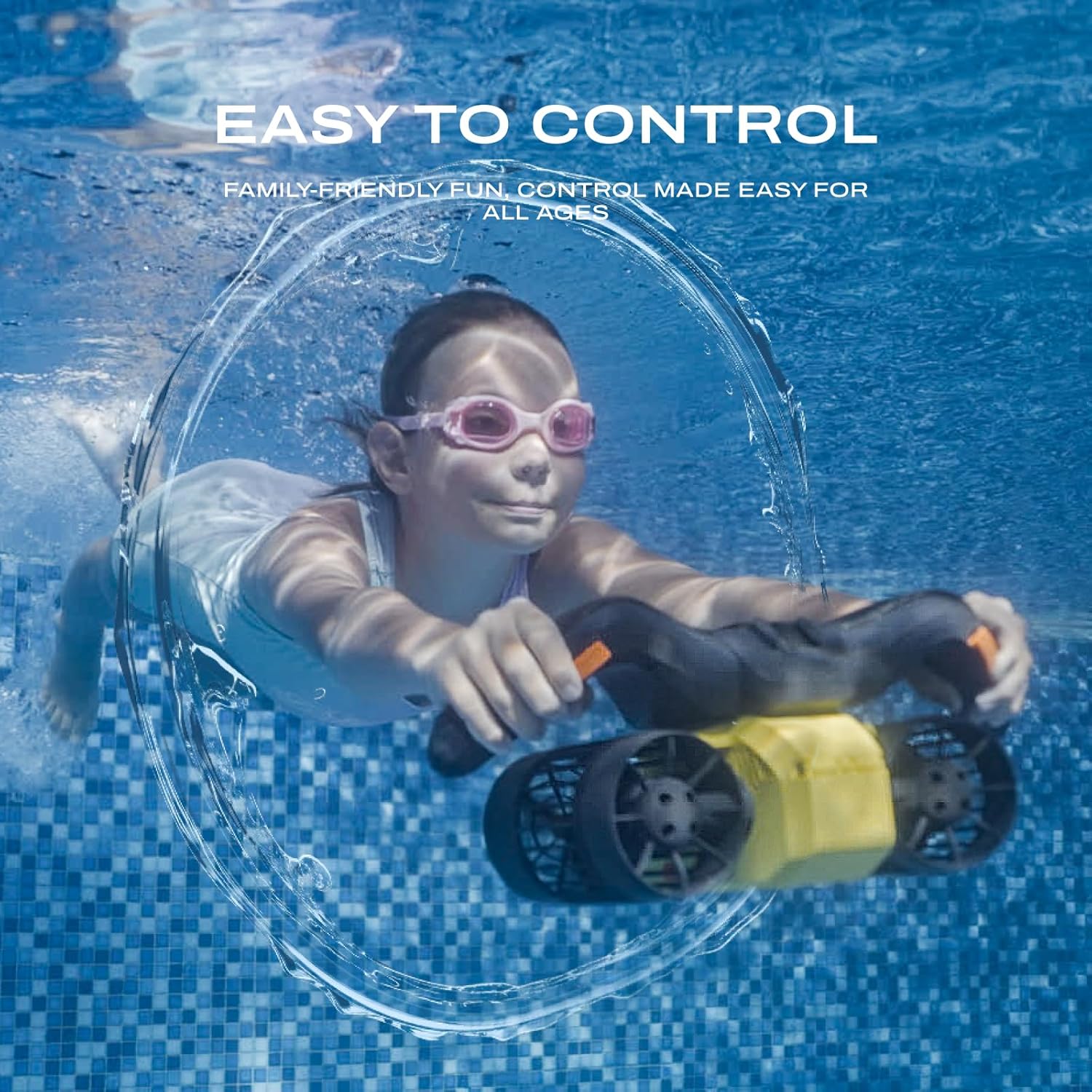 Lefeet C1 C1 Water Scooter Dual Motors: Maximum Battery Duration 60 minutes with assembly of the IPX8 100FT camera waterproof for water sports, scuba in the pool, children/adults diving 6 81HfFzbDK8L. AC SL1500