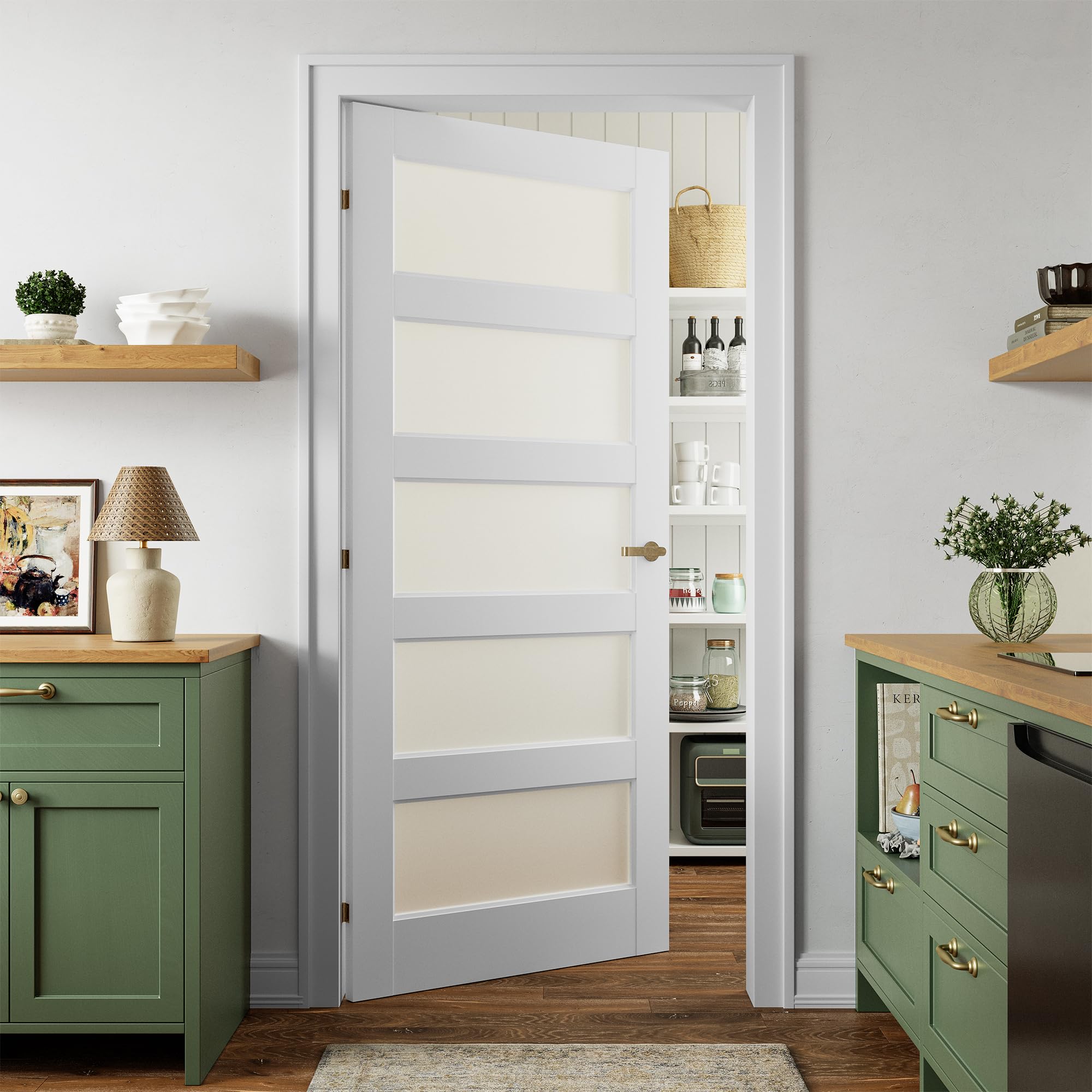 SMARTSTANDARD 5-Panel Frosted Glass Slab