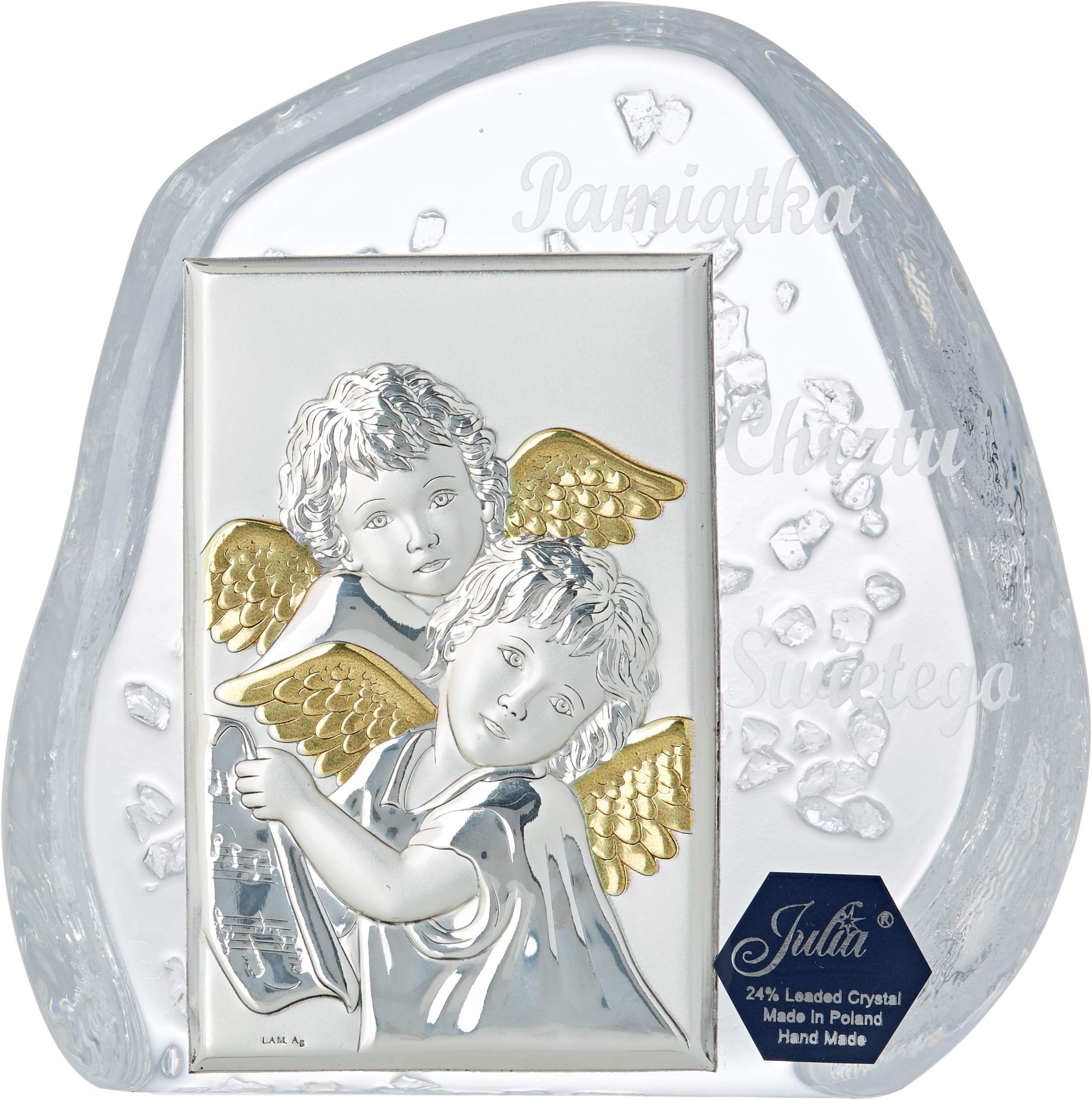 Crystaljulia Lead Crystal Paperweight, Clear, 11.5 cm
