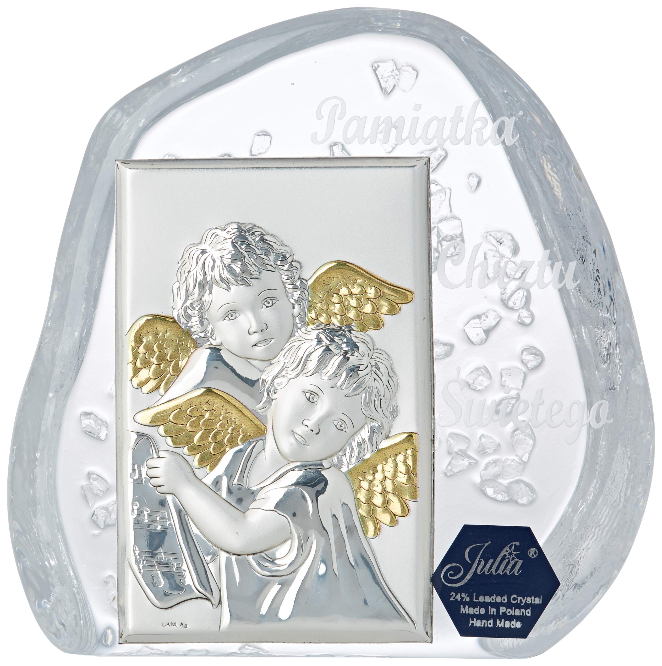 Crystaljulia Lead Crystal Paperweight, Clear, 11.5 cm