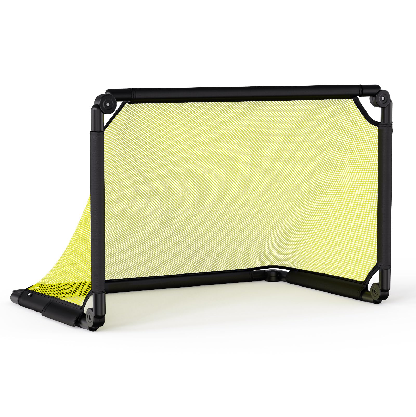 Auto Pop Up Soccer Goal - Set up in 1 Sec, Portable & Lightweight, 36 × 24 Folding Soccer Nets for Kids and Youth Outdoor Soccer Ball Training Equipment Goals