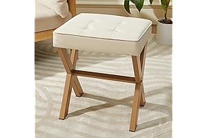 Chic and Comfortable 18 Inch Tall Vanity Chair