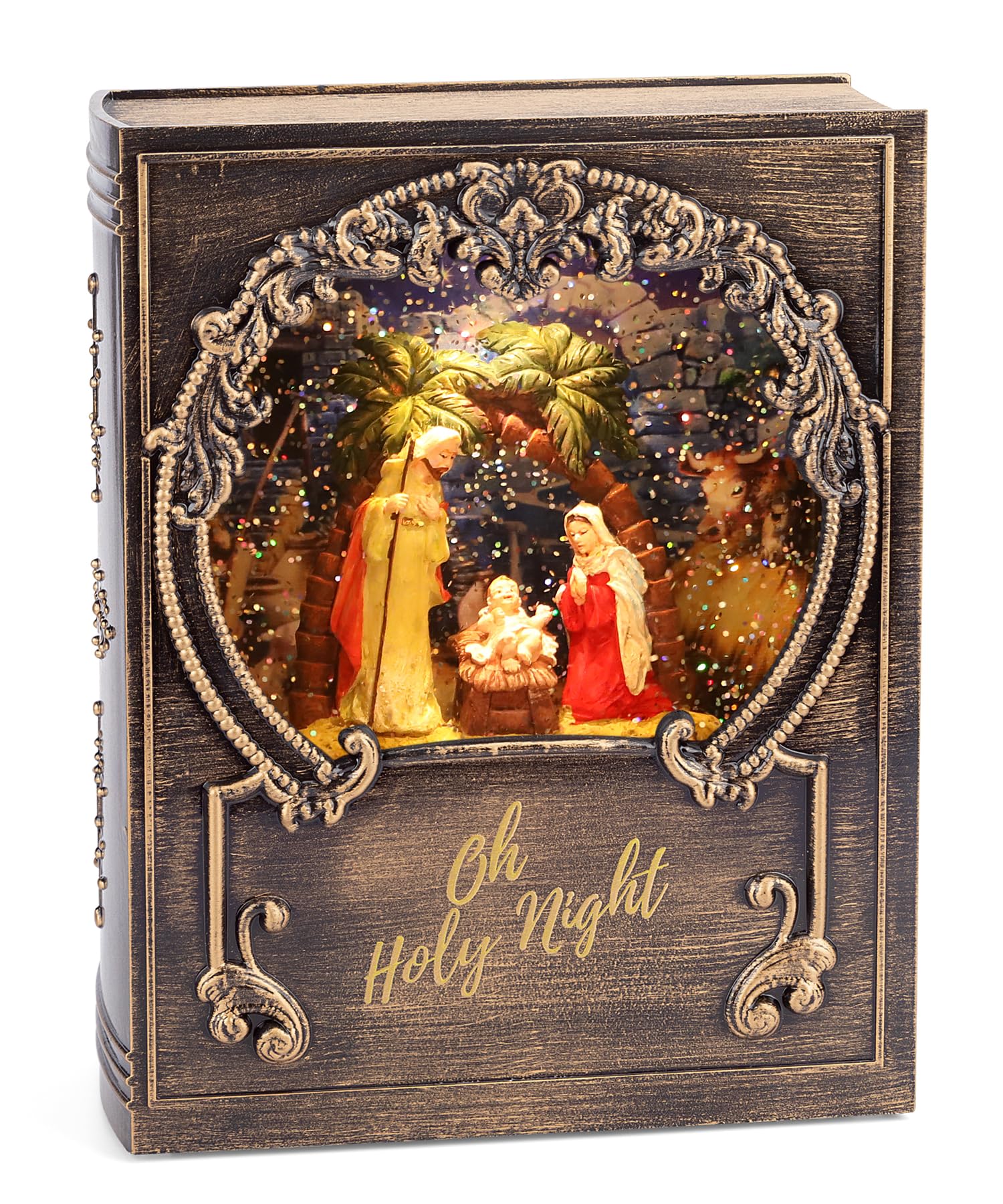 Amazon.co.jp: キリスト降誕シーン付きクリスマススノードーム