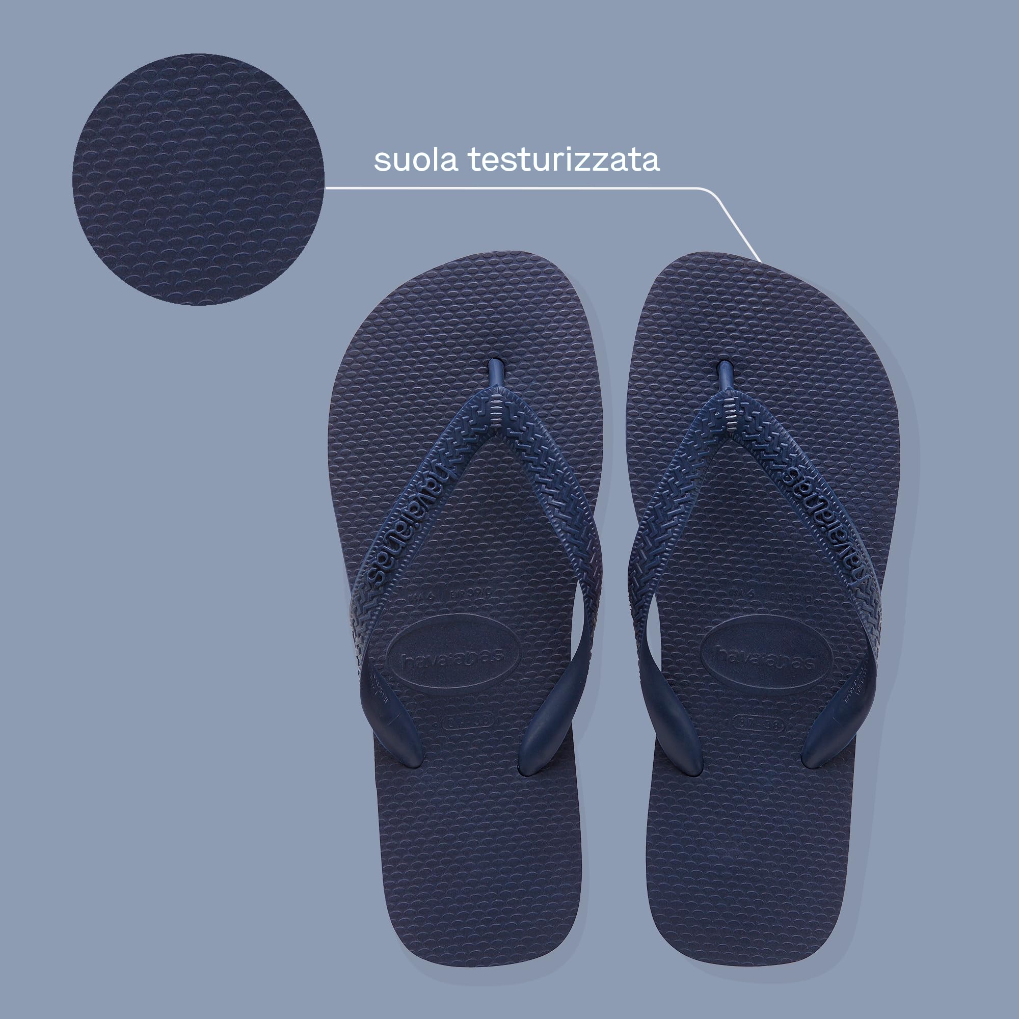 Havaianas - Top, Infradito Comode, Resistenti E Leggere, Stile Zori, Con Suola Antiscivolo, Unisex - Adulto