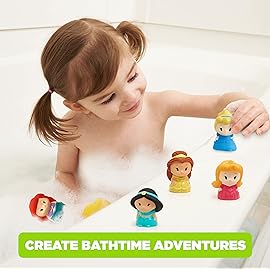 Disney Princess 10 Pc Finger Puppet Set - Party Favors, Educational, Story Time, Floating Pool Toys, Beach Toys