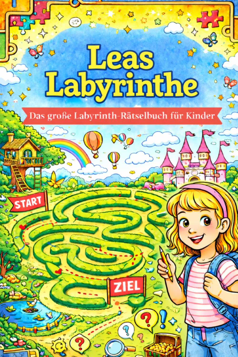 Leas Labyrinthe: Das große Labyrinth-Rätselbuch für Kinder