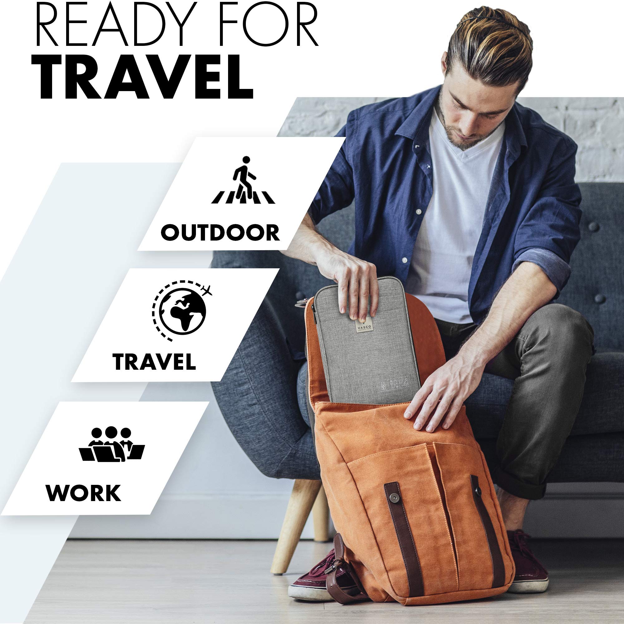 VASCO Travel Electronics Gadget & Cable Organizer Bag – Smart 
