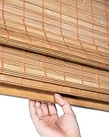 Vista 3 de CHICOLOGY Bamboo Blinds, Bamboo Shades, Roman Shades for Windows, Roman Window Shades, Window Shades for Home, Bamboo Shades for Patio, Blinds &