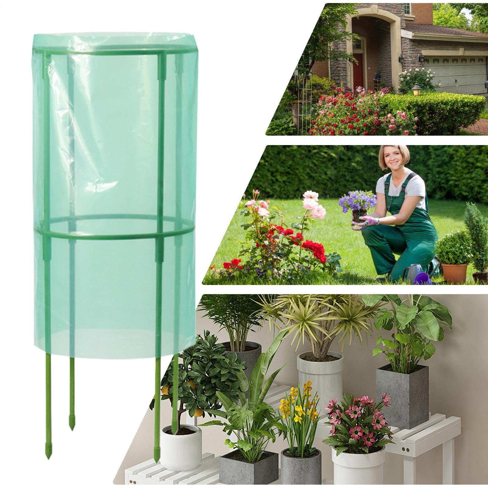 Pflanzenschutzglocke Für Garten,Schutzgitter Für Jungpflanzen - Praktische Montage Gartenschutz Gitter Gartengeräte Für Gemüsebeete Gewächshaus