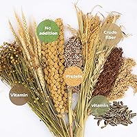 Vista 3 de Almohada Natural de Espiga y Hierbas para Hámsteres, Jerbos y Lemmings, con Decoración Divertida