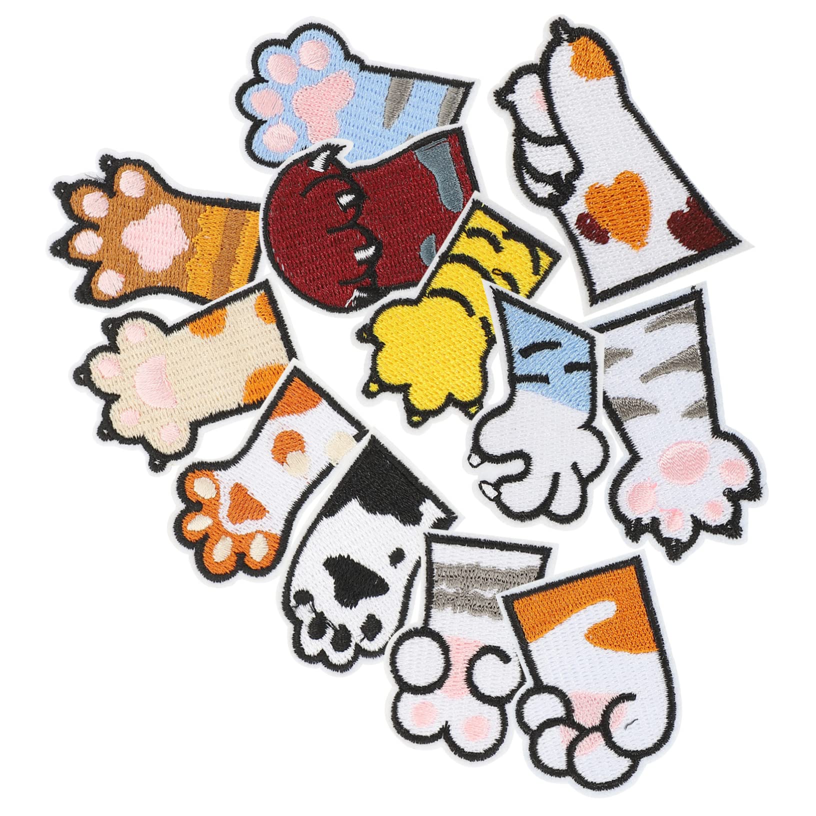 60pezzi Patches Decorativi Per Abbigliamento Toppe Termoadesive Per Borse Riparazioni e Decorazioni