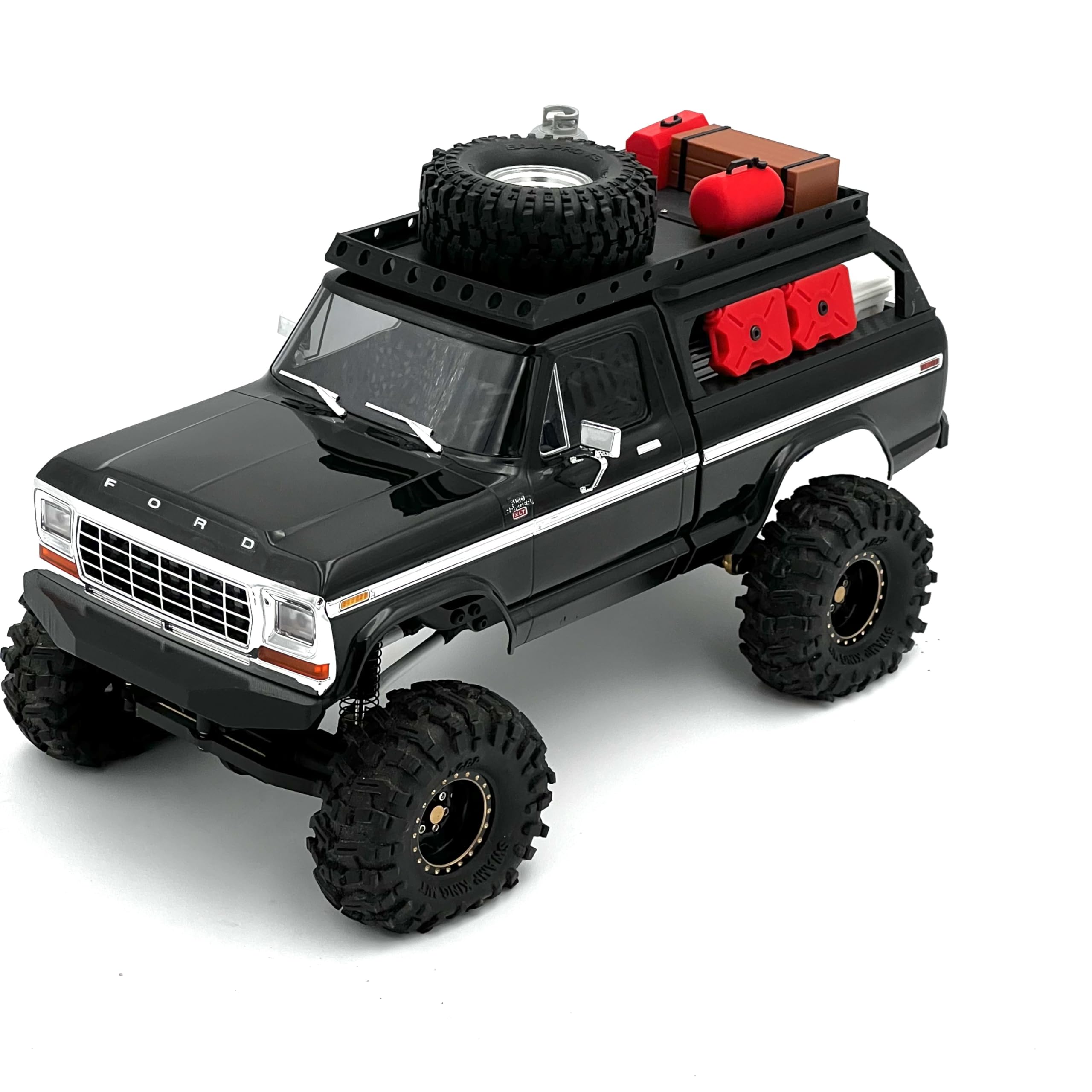 Generic Roof Rack Upgrades for Trx4m F150 High Trail Accessories and Parts 1/18 Scale