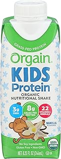 Orgain, Nutri Shake Healthy Kids Vanilla Organic, 8.25 Fl Oz