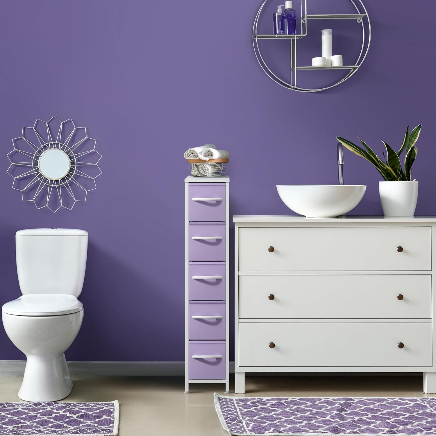 Sorbus Kids Dresser with 5 Drawers - Storage Unit Organizer Chest for Clothes - Bedroom, Kids Room, Nursery, & Closet