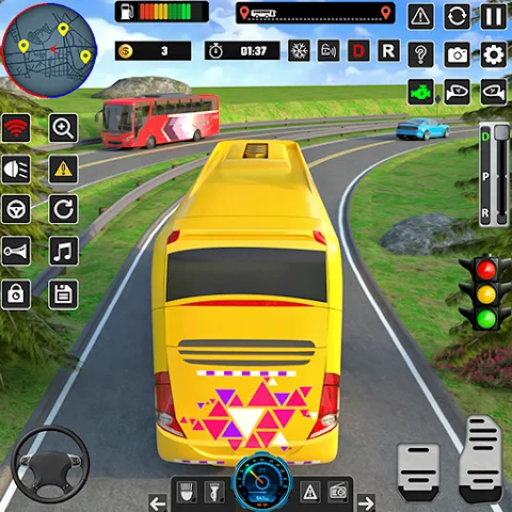 Moderne Stadtbus-Fahrsimulator 3D: Realistisches Busfahrer-Spiel zum Offline-Spielen
