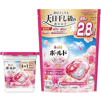 Amazon.co.jp: Bold ボールド 洗濯洗剤 ジェルボール 4in1
