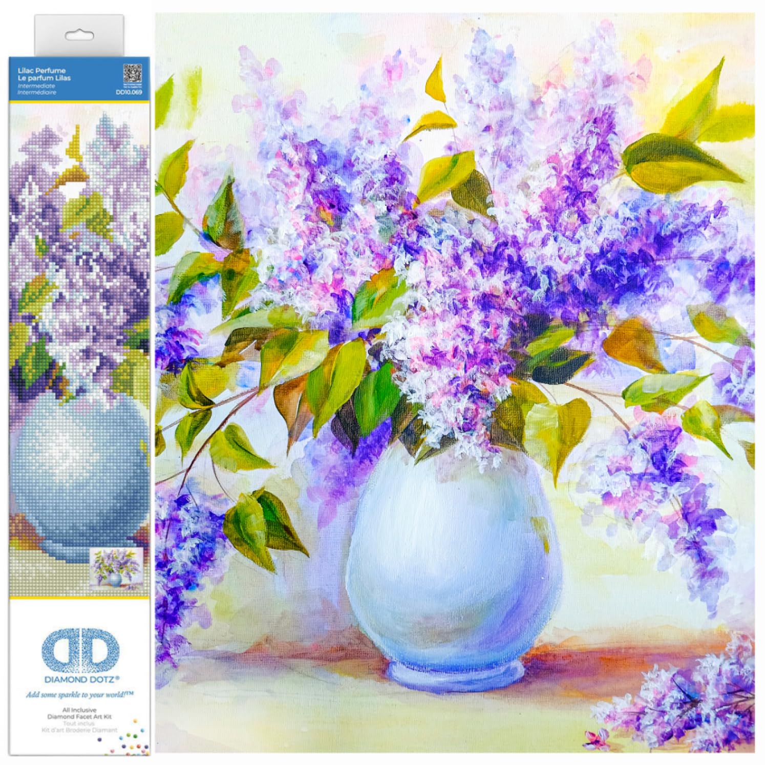 Amazon.com: DIAMOND DOTZ Lilac Perfume Diamond Painting Kits for